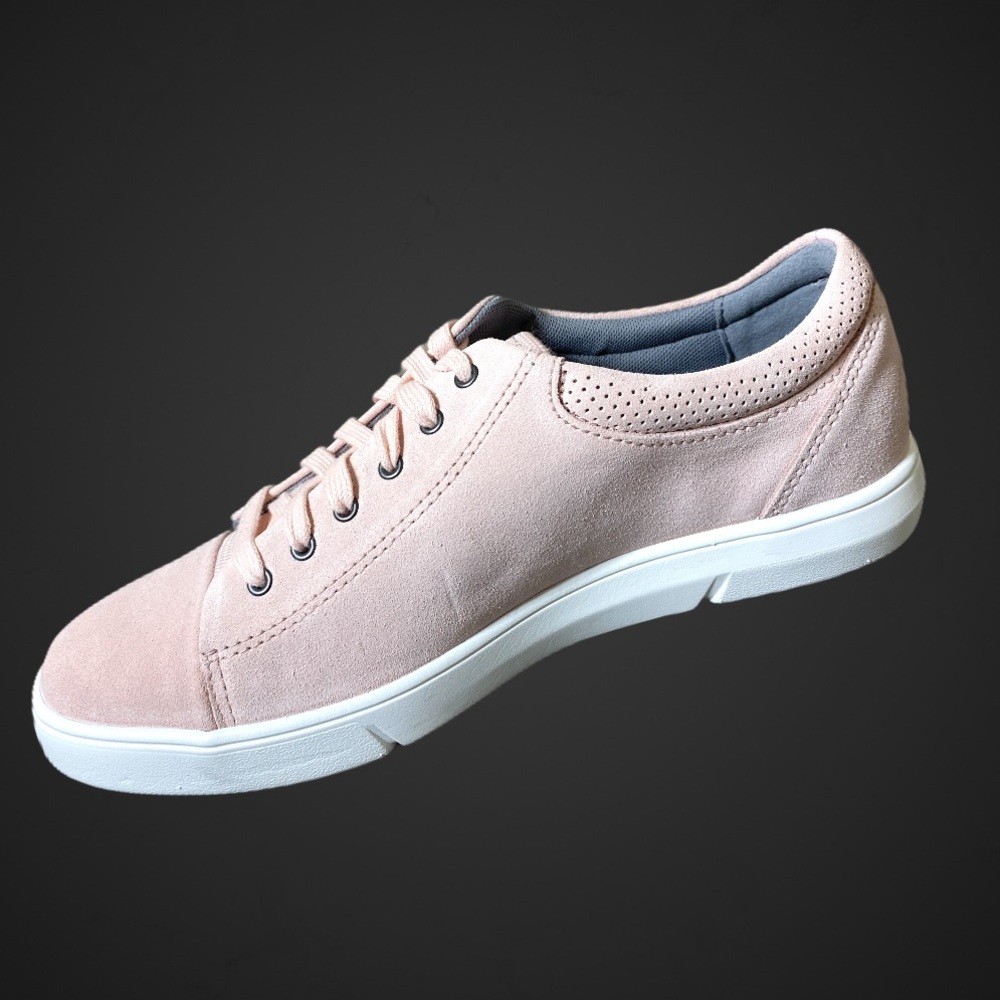 CLARKS MEN’S LANDRY LIGHT PINK VIBE SNEAKER - Picture 2 of 2
